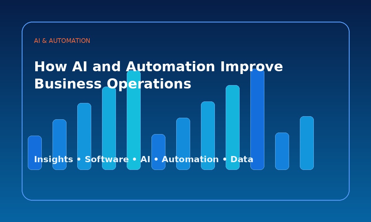 How AI and Automation Improve Business Operations